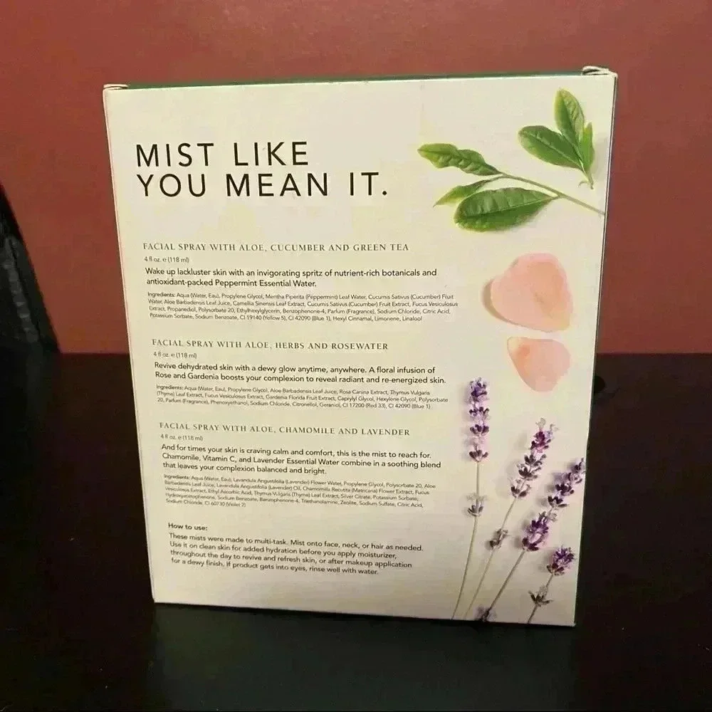 Mario Badescu Spritz. Mist. Glow. Set
